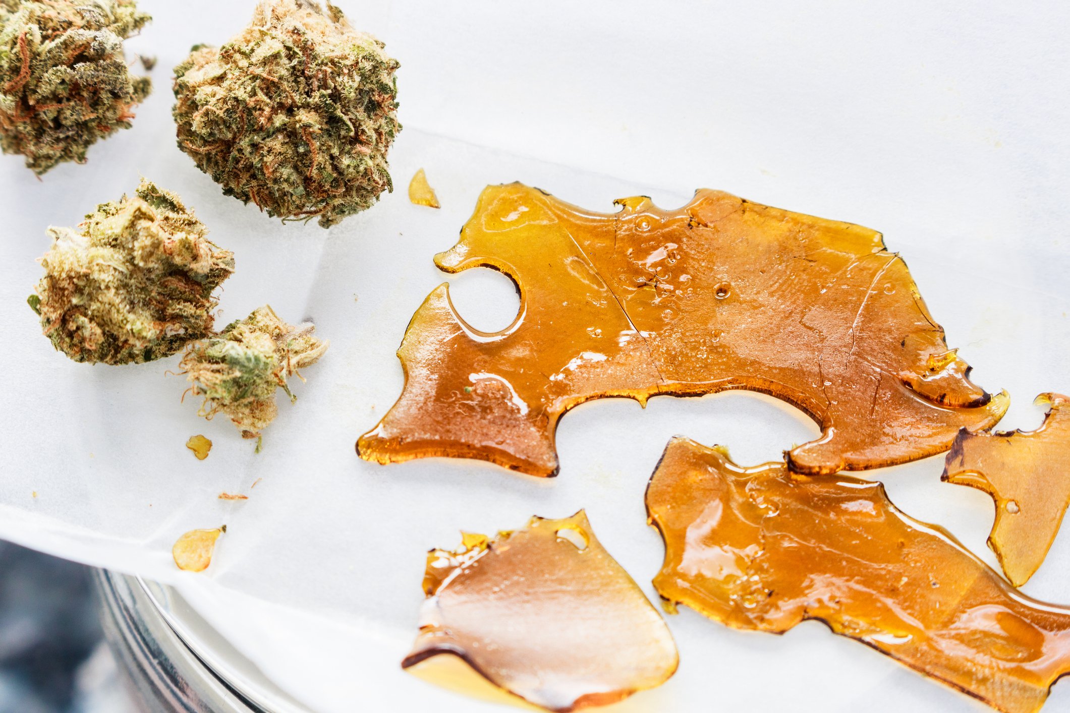 THC:CBD Extract Concentrate Shatter