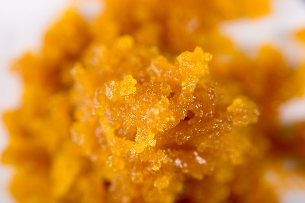 live resin macro detail extracted from cannabis